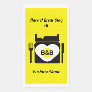 Serviette En Papier Bed And Breakfast Cadeaux Et Promotion Café Mug