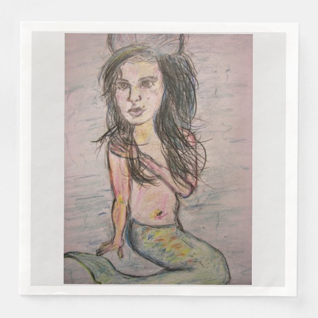 Serviette En Papier Beehive Mermaid (Devant)