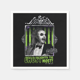 Serviette En Papier Beetlejuice   "Ghost With The Most" Portrait
