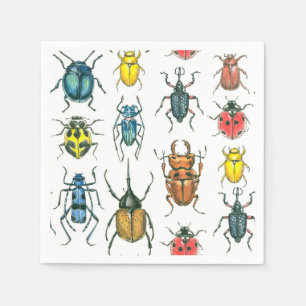 Serviette En Papier Beetles