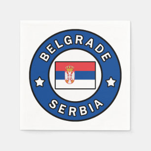 Serviette En Papier Belgrade Serbie