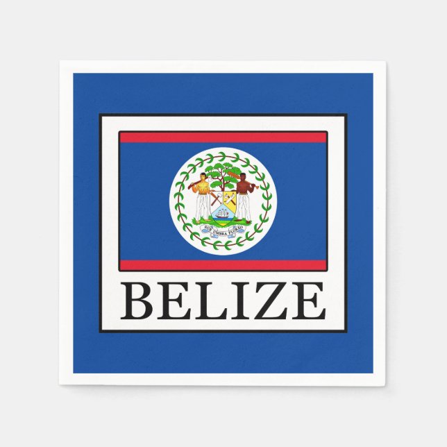 Serviette En Papier Belize (Devant)