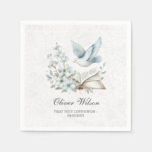Serviette En Papier Belle aquarelle Première sainte communion
