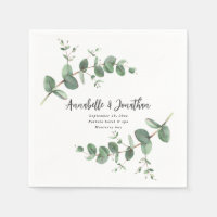 Belle délicate mariage feuillage d'eucalyptus