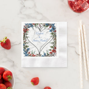 Serviette En Papier Belle, élégante et fantaisie décoration mariage à 