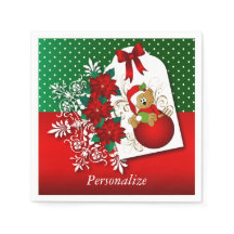 Belle et amusante Joyeux Ours de Noël