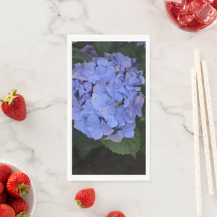 Serviette En Papier Belle Hortensia Rustique Hydrangea Violette