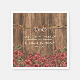 Serviette En Papier Belle Lys Rose Dusty