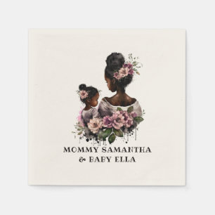 Serviette En Papier Belle mère et fille noire (7)