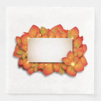 Serviette En Papier Belle table Thanksgiving serviettes personnalisabl