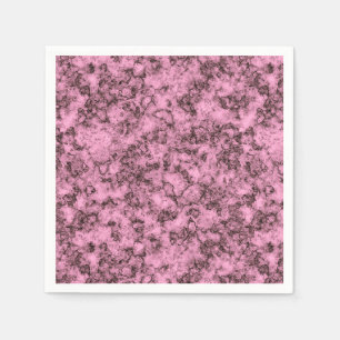 Serviette En Papier Belle veine rose marbre clair foncé