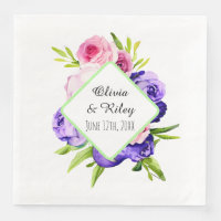 Belles fleurs d'aquarelle Pastel