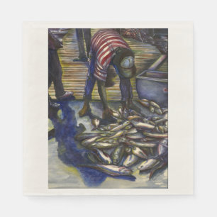 Serviette En Papier Bénédictions de samedi, Harbour Island, Bahamas