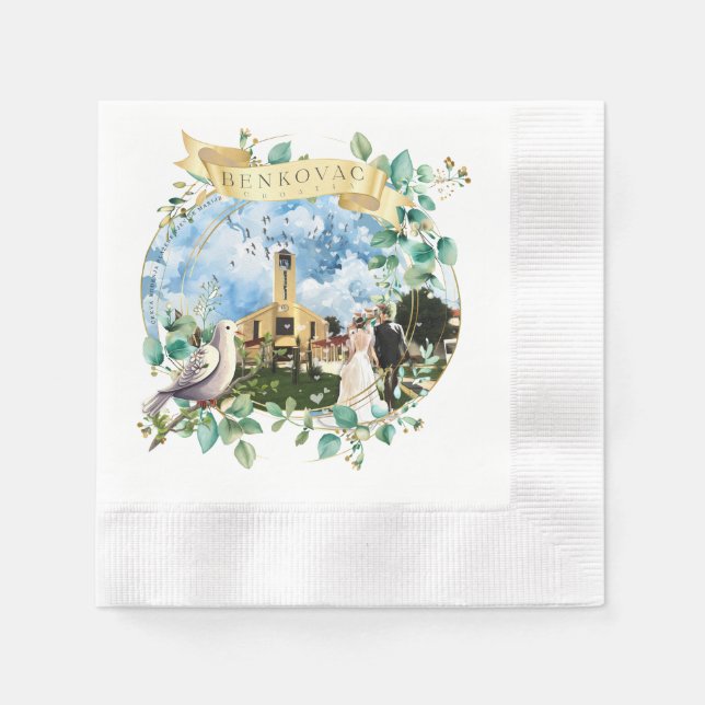 Serviette En Papier Benkovac (Devant)