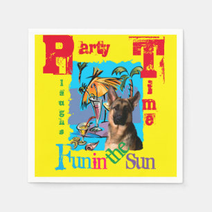 Serviette En Papier Berger allemand