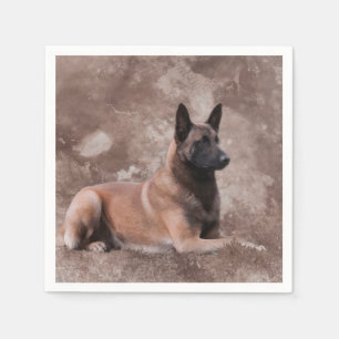 Serviette En Papier Berger belge malinois - Mechelaar