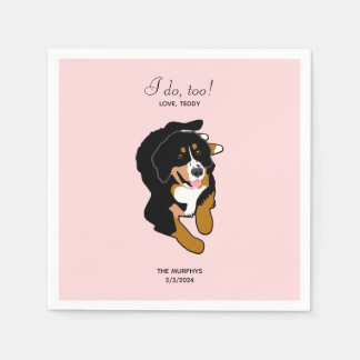 Serviette En Papier Bernese Mountain Dog Mariage Cocktail Napkins