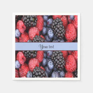 Serviette En Papier Berries mixtes