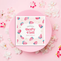 Berry 1er Anniversaire Fraise Première fête d'anni