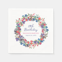 Berry Boho Rustique Été 19e anniversaire