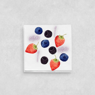 Serviette En Papier Berry First 1er anniversaire Berry mixte MOT