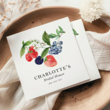 Berry Sweet Aquarelle Fête des mariées bleu rouge