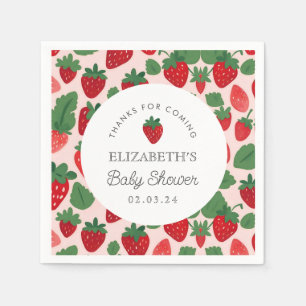 Serviette En Papier Berry Sweet Baby shower pique-nique