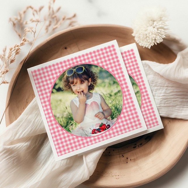 Serviette En Papier Berry Sweet Strawberry 1er fête d'anniversaire (Créateur téléchargé)