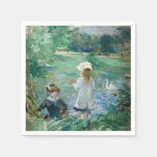 Serviette En Papier Berthe Morisot - À côté d'un lac