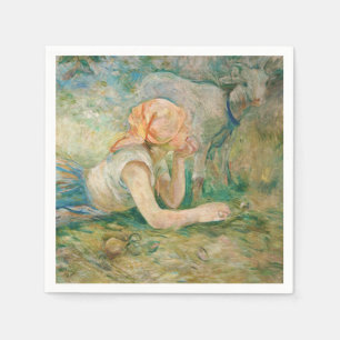 Serviette En Papier Berthe Morisot - Bergère couchée