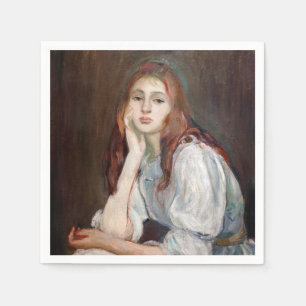 Serviette En Papier Berthe Morisot - Julie rêvant