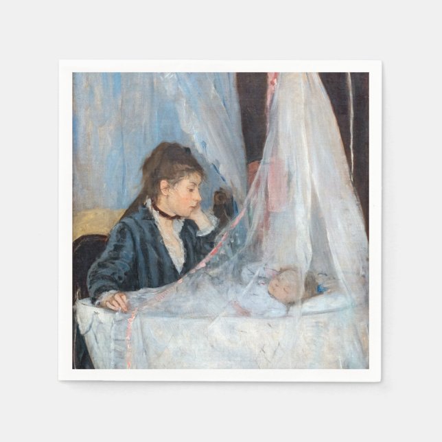 Serviette En Papier Berthe Morisot - Le berceau (Devant)