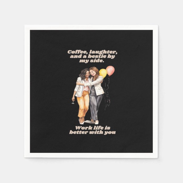 Serviette En Papier Besoins de travail amusant (Devant)