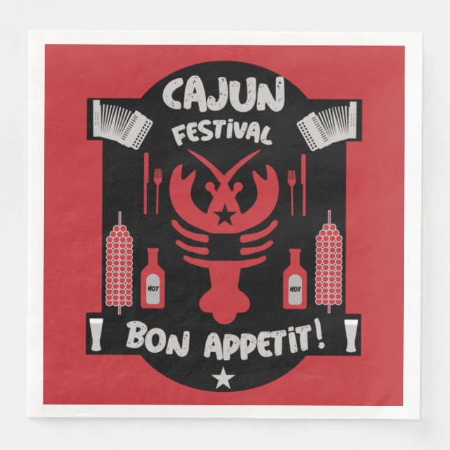 Serviette En Papier Best Cajun Cooks Napkin (Devant)