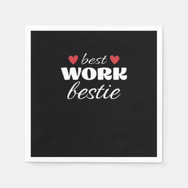 Serviette En Papier Best Work Bestie Classic (Devant)