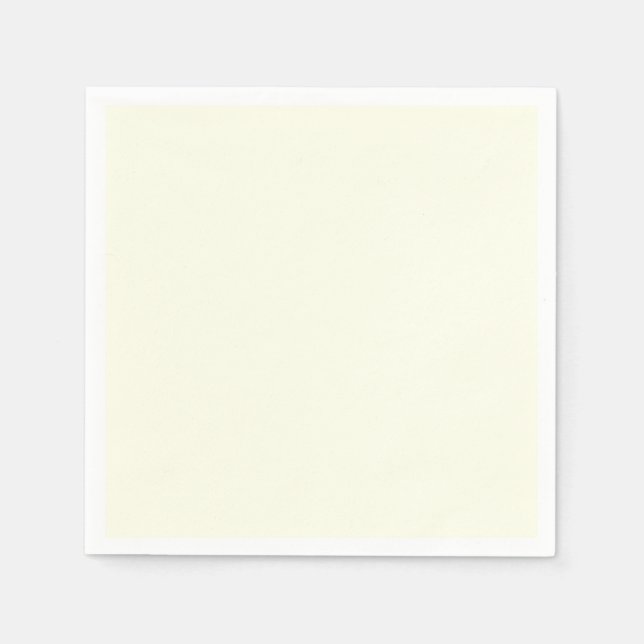 Serviette En Papier Beurre jaune (Devant)