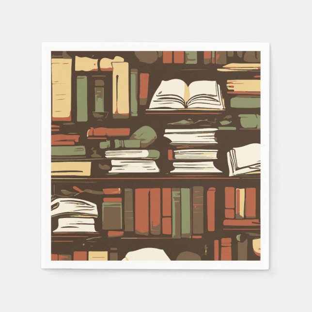Serviette En Papier bibliothèque (Devant)