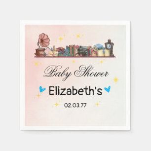 Serviette En Papier Bibliothèque de livres d'histoires Le prochain cha