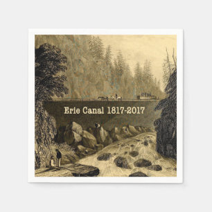 Serviette En Papier Bicentenaire du canal Erie historique