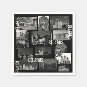 Serviette En Papier Biélorussie Беларусь Minsk Grodno Brest Serviettes