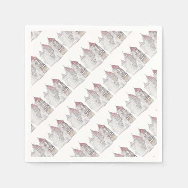 Serviette En Papier Biélorussie Mir Castle Architecture (Devant)