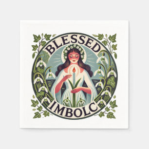 Serviette En Papier Bienheureux Imbolc