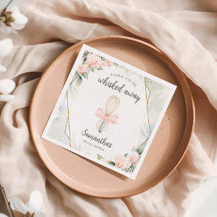 Serviette En Papier Bientôt être fouetté dans la Fête des mariées flor