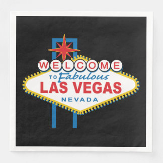 Serviette En Papier Bienvenue à Fabulous Las Vegas