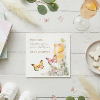 Bienvenue à la Baby Shower Papillon Bellini