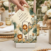 Bienvenue à la Baby Shower Safari Fantaisiste