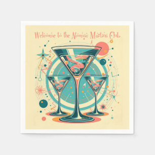 Serviette En Papier Bienvenue au Triple Play du Atomic Martini Club