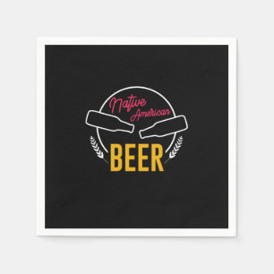 Serviette En Papier Bière amérindienne