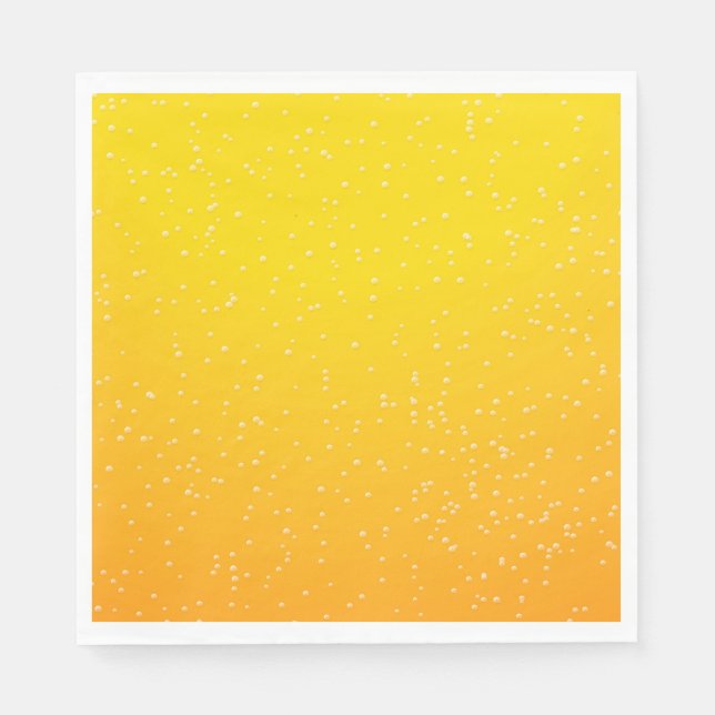 Serviette En Papier Bière Lager avec de minuscules bulles (Devant)