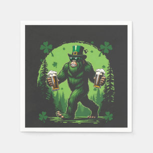 Serviette En Papier Bière St. Patrick's Day Gros aliment Sasquashe drô